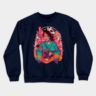 Samurai Kingyo Crewneck Sweatshirt